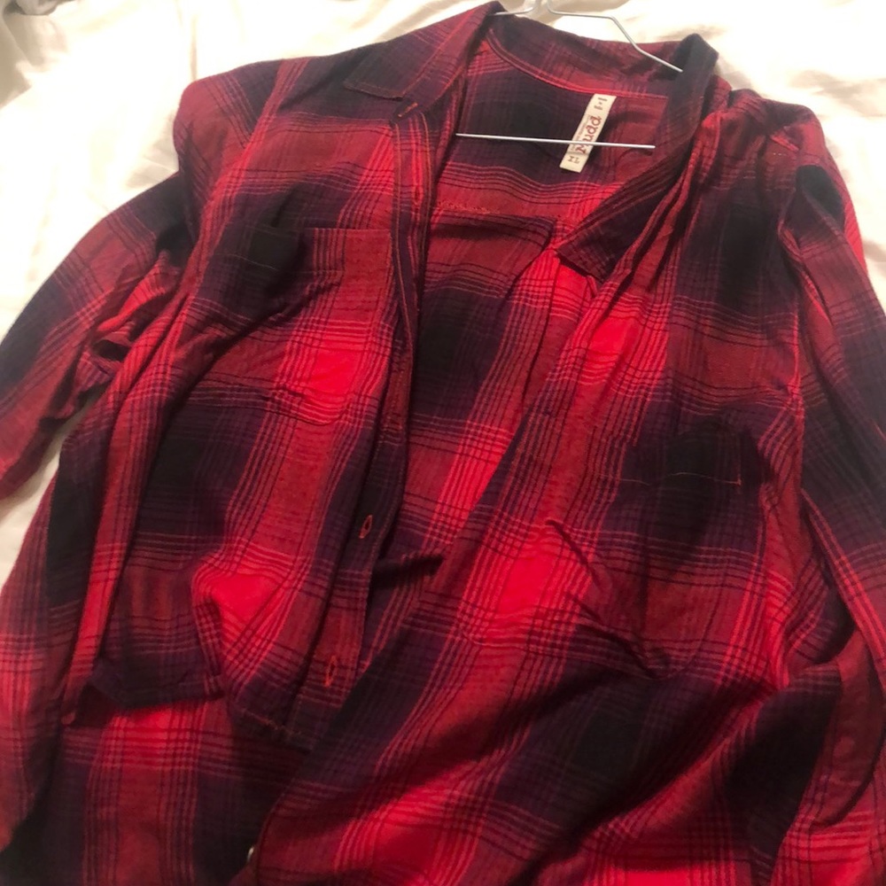 Plaid long sleeve
